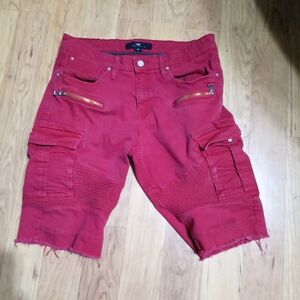 jordan craig legacy edition jeans Shorts Red With 9 Pockets